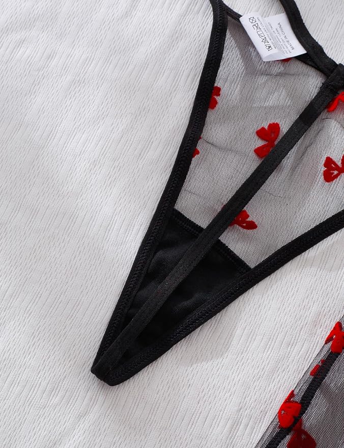 Black/Red Bows