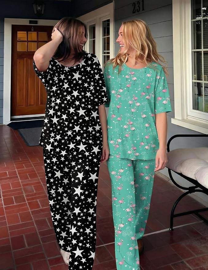 Green Flamingo/Black Stars