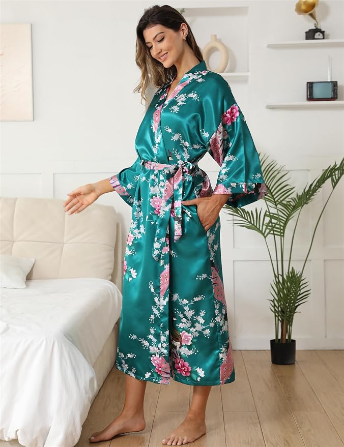Peacock Floral Turquoise