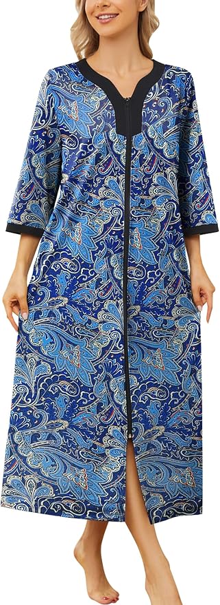 Blue Paisley-long