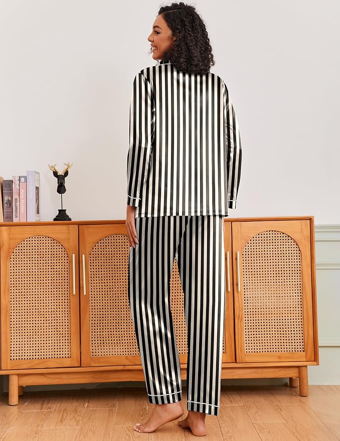 Black Champagne Stripe