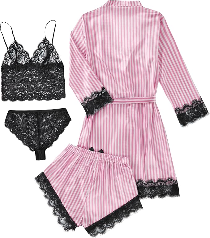 Pink and White Stripes