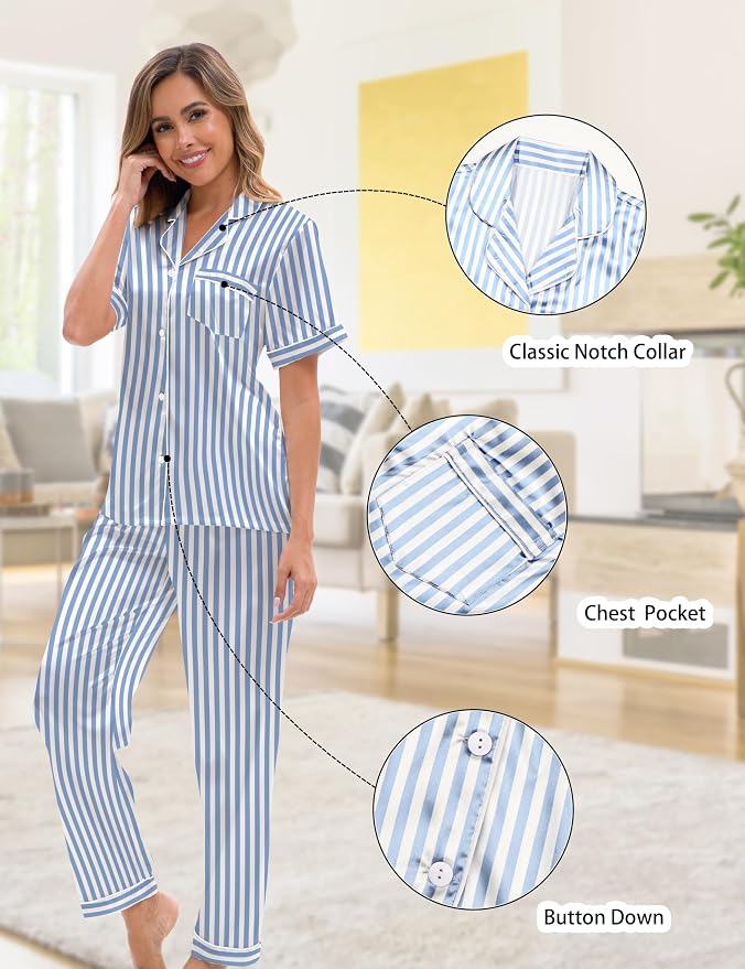 Light Blue Striped
