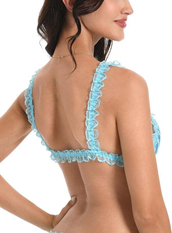 Aqua Blue - Polka Dots