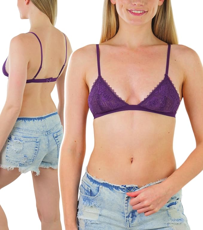 Frilly Lace - Plum