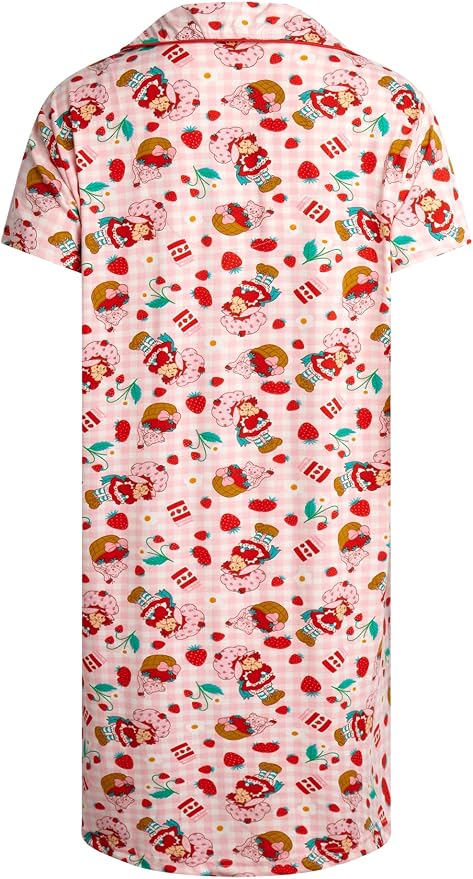 Pink Strawberry Shortcake Jam & Flowers Print
