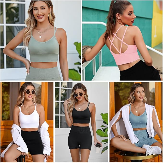5 Pack-black+white+blue+green+nude