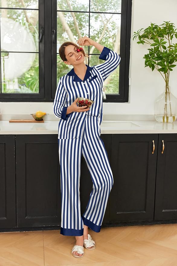 Navy Blue Stripes