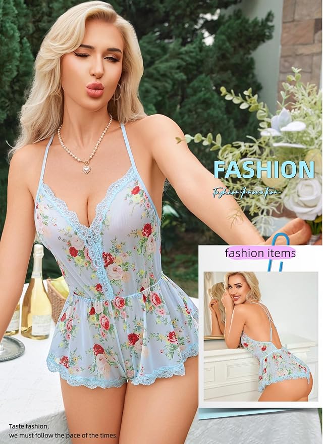 Light Blue Floral