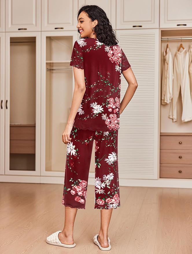 Black/Wine Flower