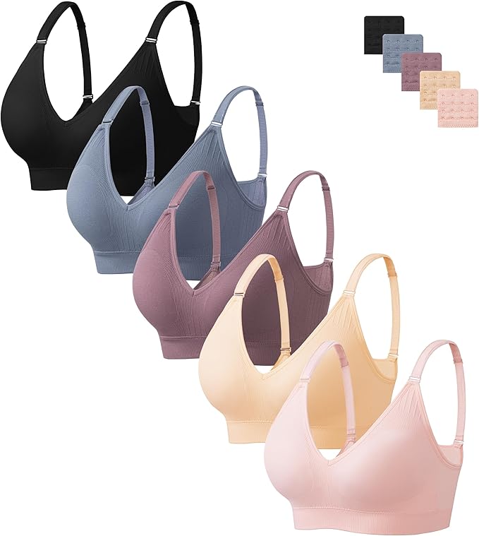 5pack(black/Blue/Purplebean/Nude/Pink)