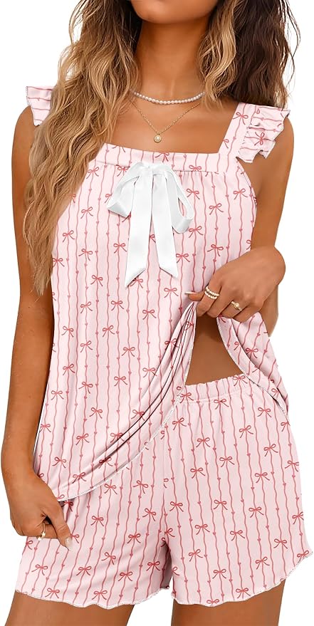 Heart Bow Pink