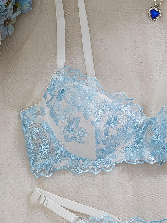 Floral Light Blue