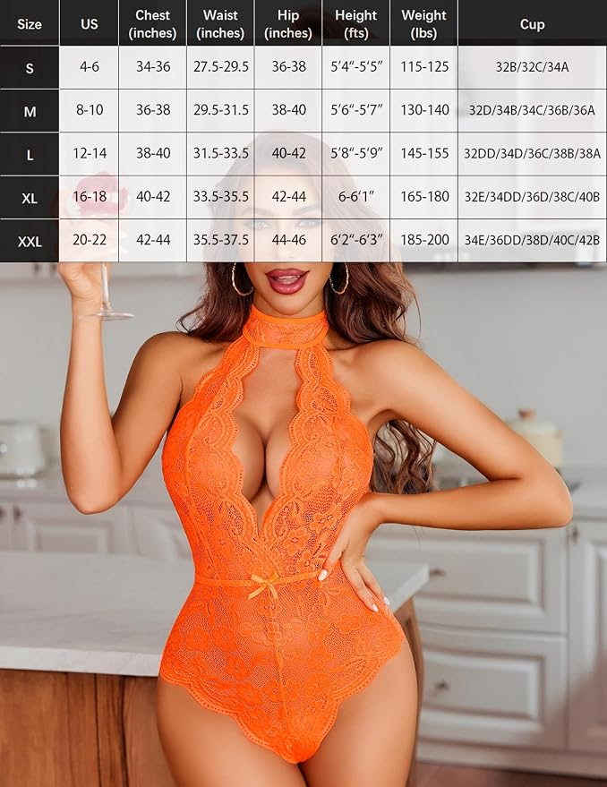 Orange-(with Snap Crotch)