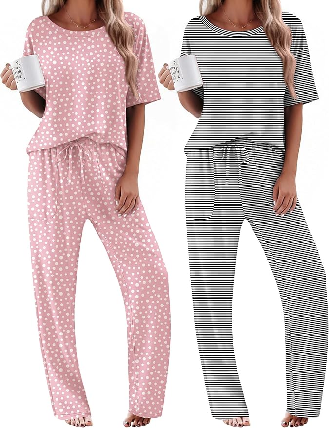 Pink Dots/Black Striped