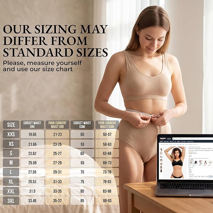 White 2 - Measure Your Body & Use the Size Chart!
