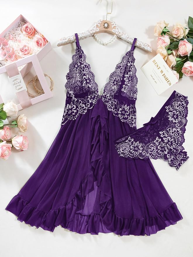Purple White