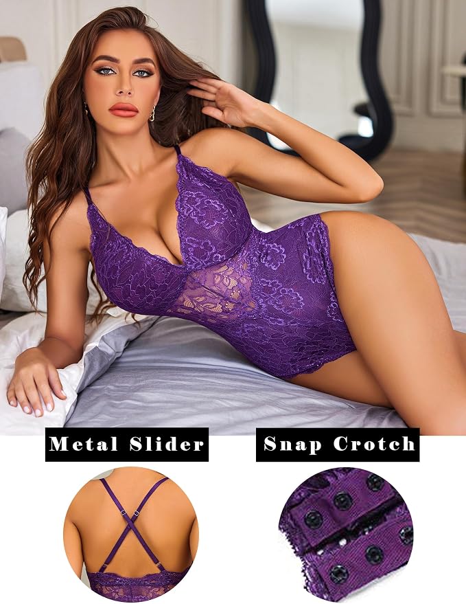 Purple-(with Snap Crotch)