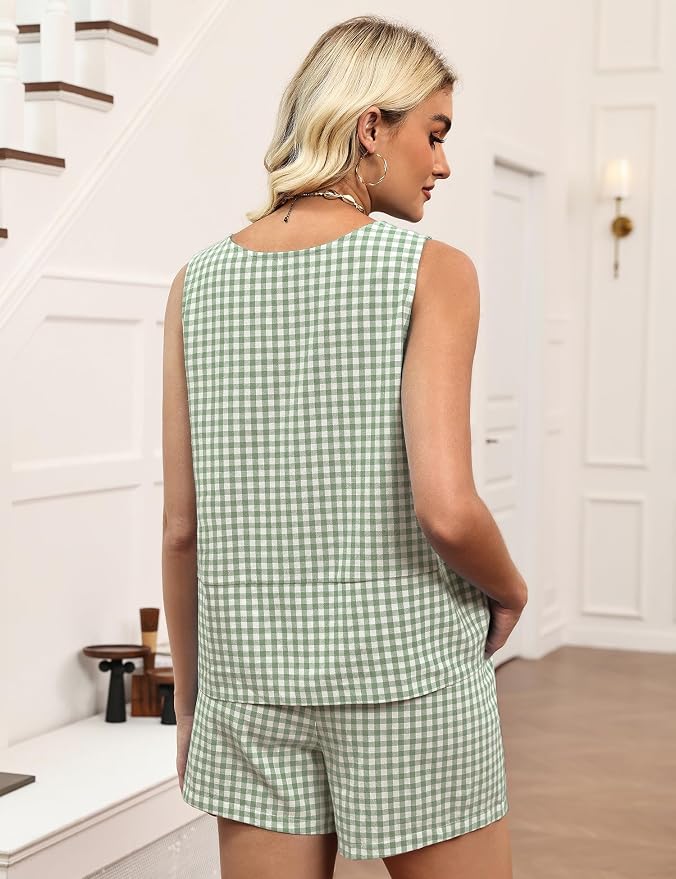 Green & White Checkered