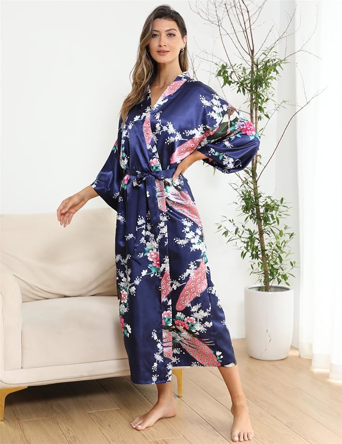 Peacock Floral Navy