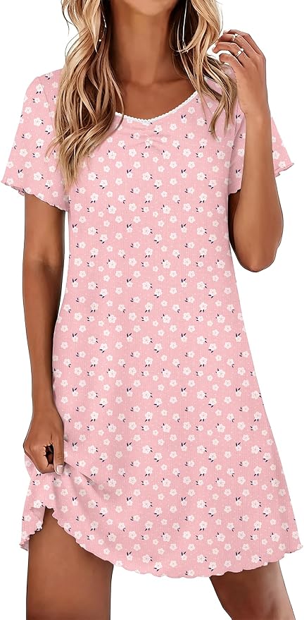Pink White Florals