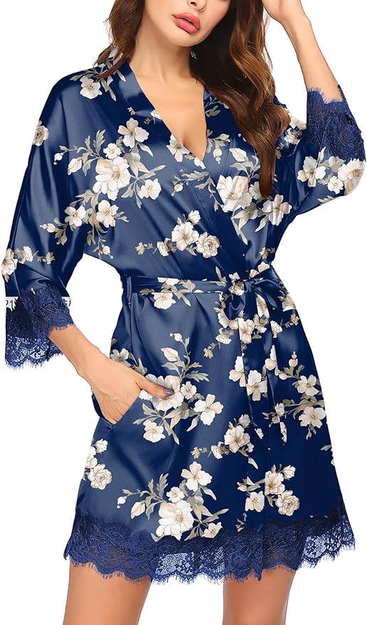 Navy Floral