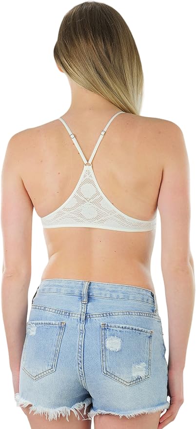 Deep V Y-back - Ivory