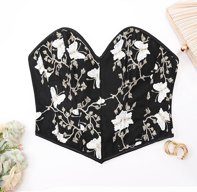 Floral Black-short