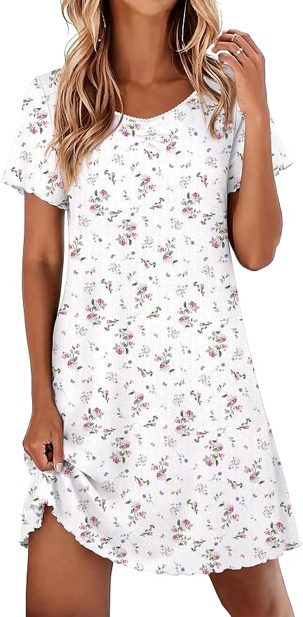 White Pink & Purple Florals