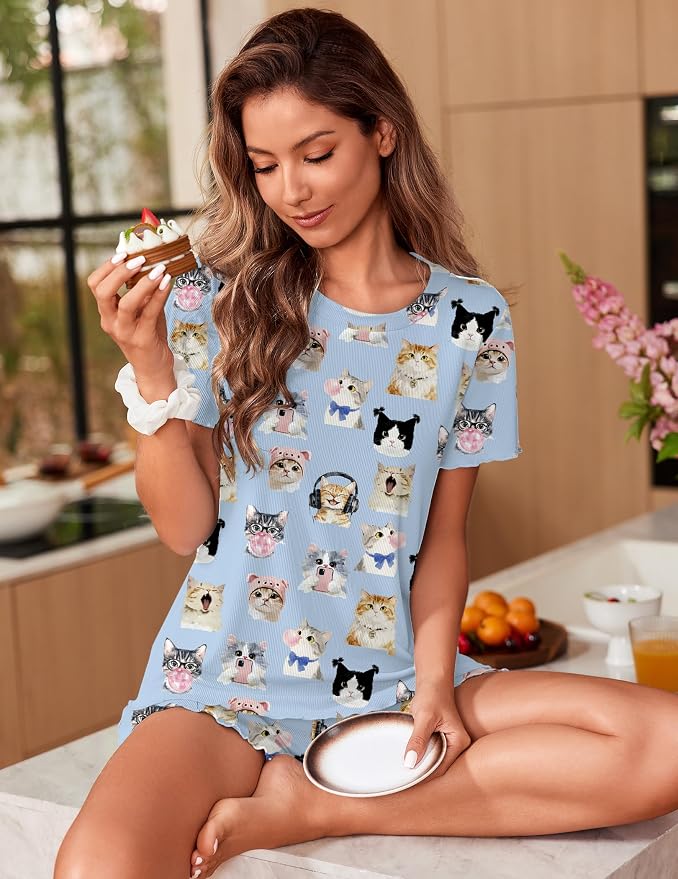White Cow/Blue Cat