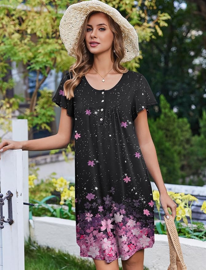 Cherry Blossoms Black/Black