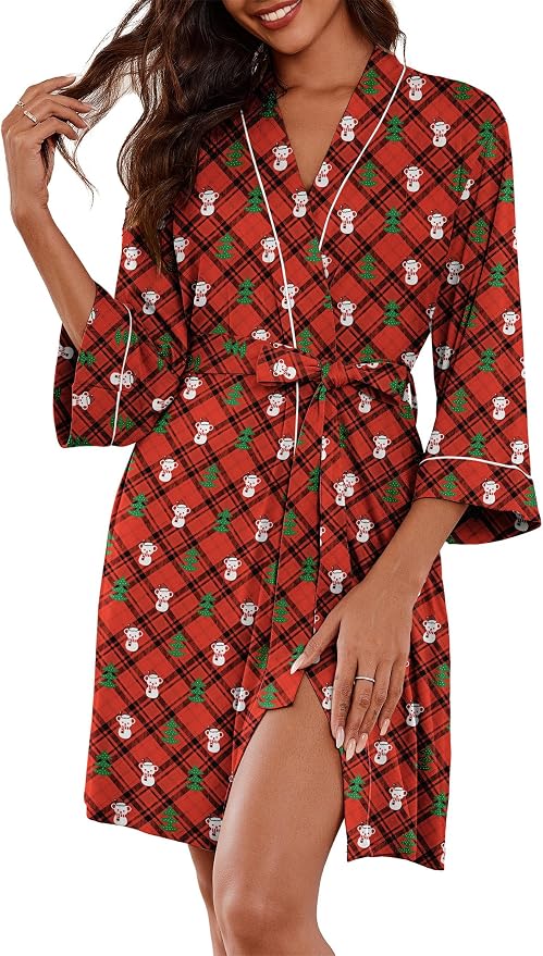 Red Plaid Teddy Bear