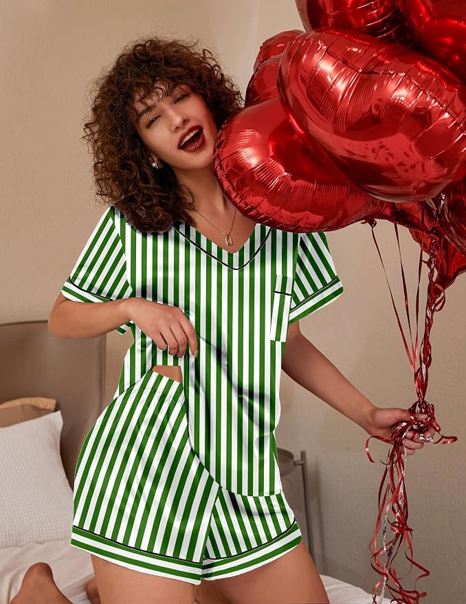 Green-white Stripes
