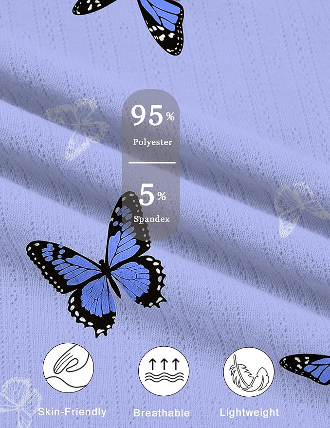 Blue Black Butterflies