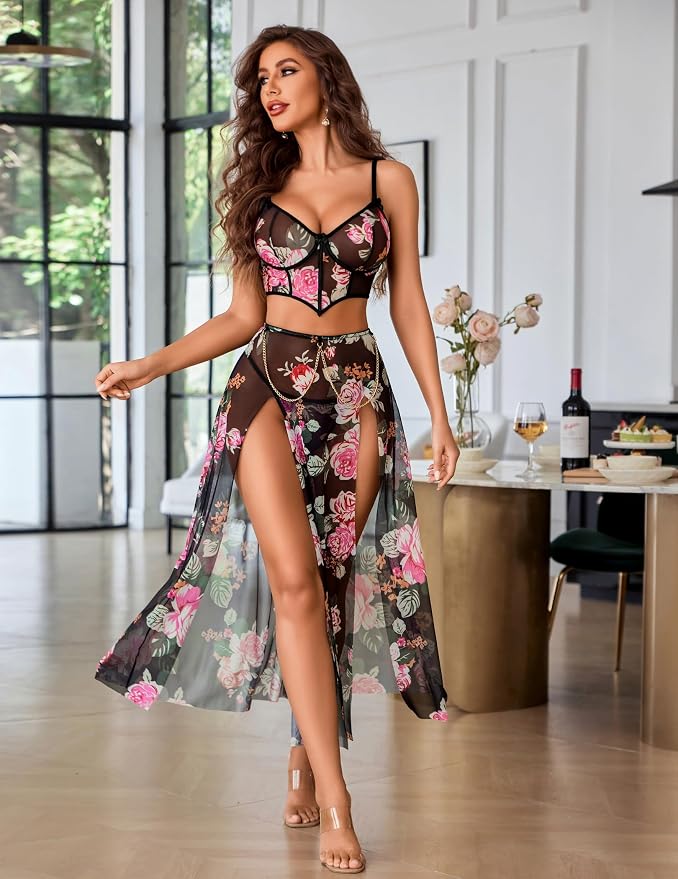 Black Floral