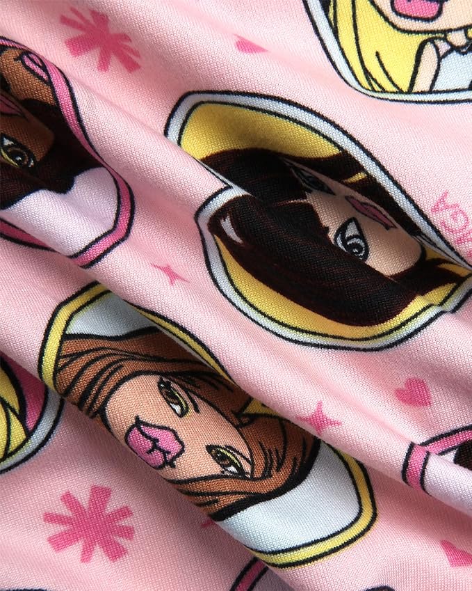 Pink Bratz Heart Toss Print