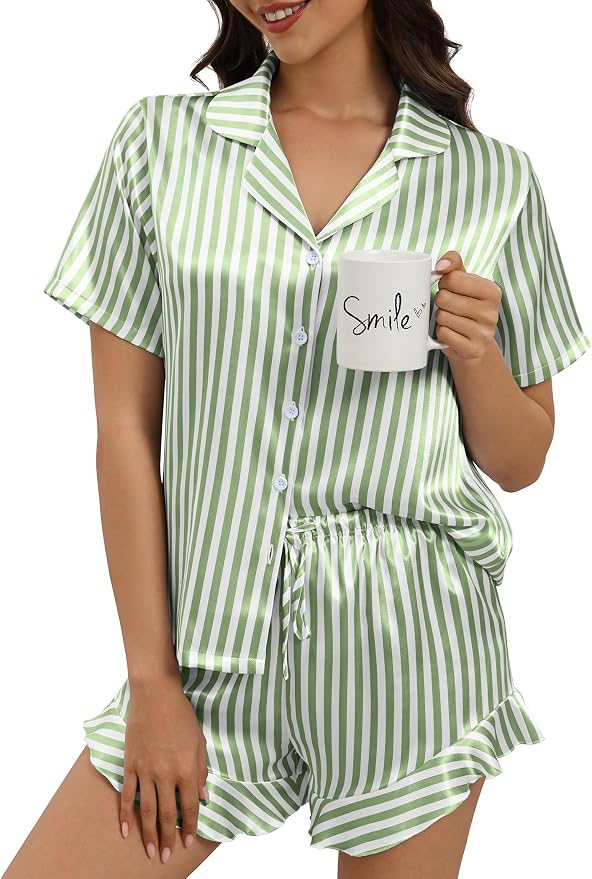 Grass Green Striped