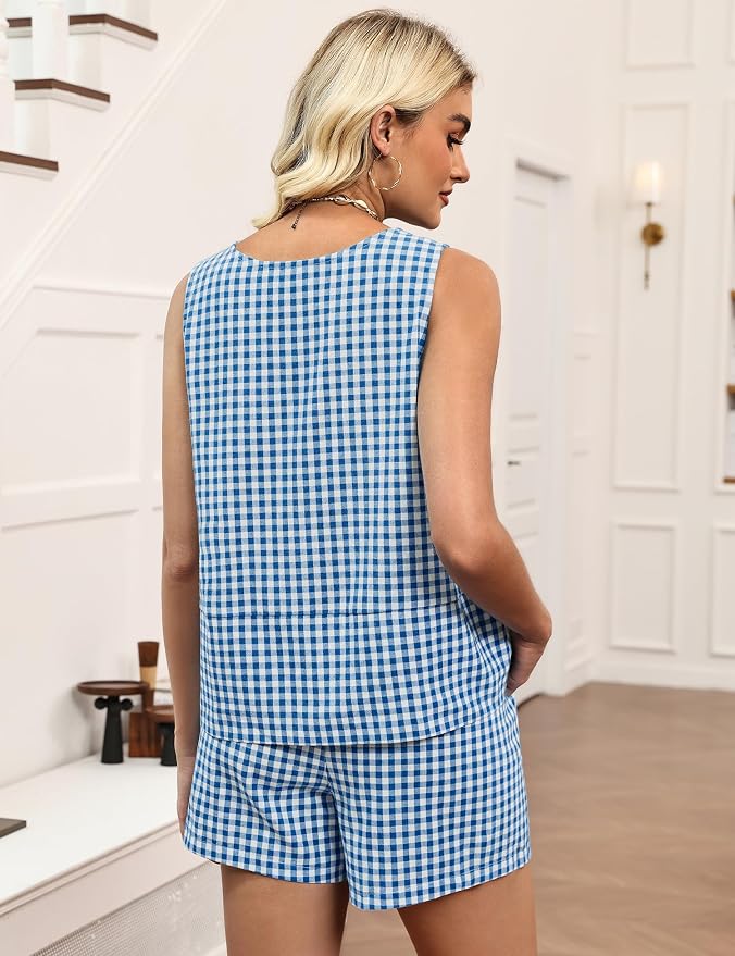 Blue Checkered