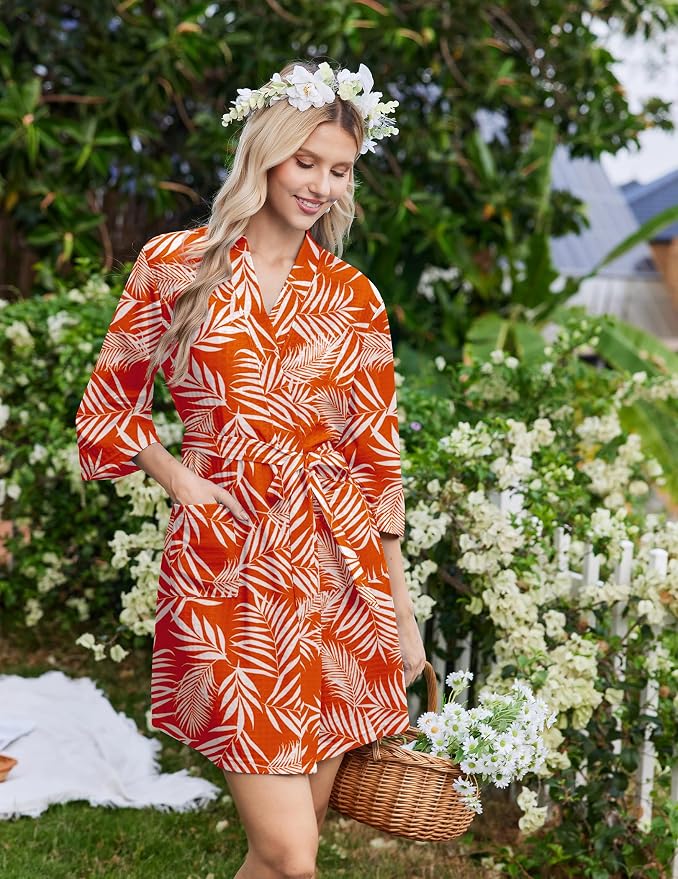 Orange-palm Leaf