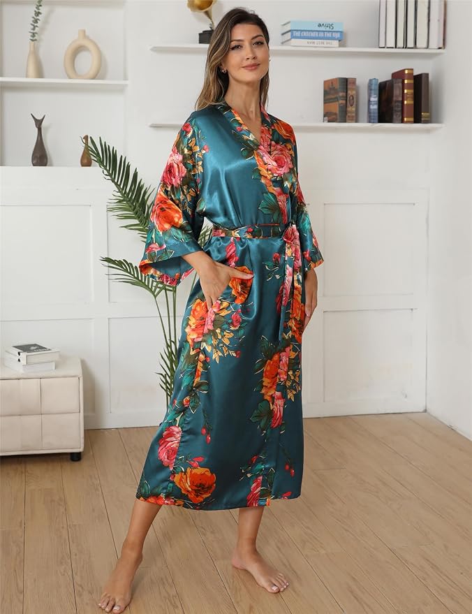 Rose Floral Darkgreen