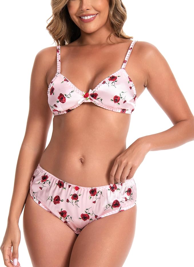 Baby Pink - Red Roses