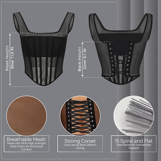 Full Black - Measure Your Body & Use the Size Chart!