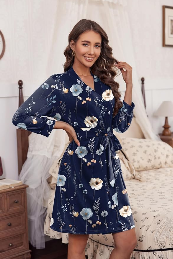 Navy Floral