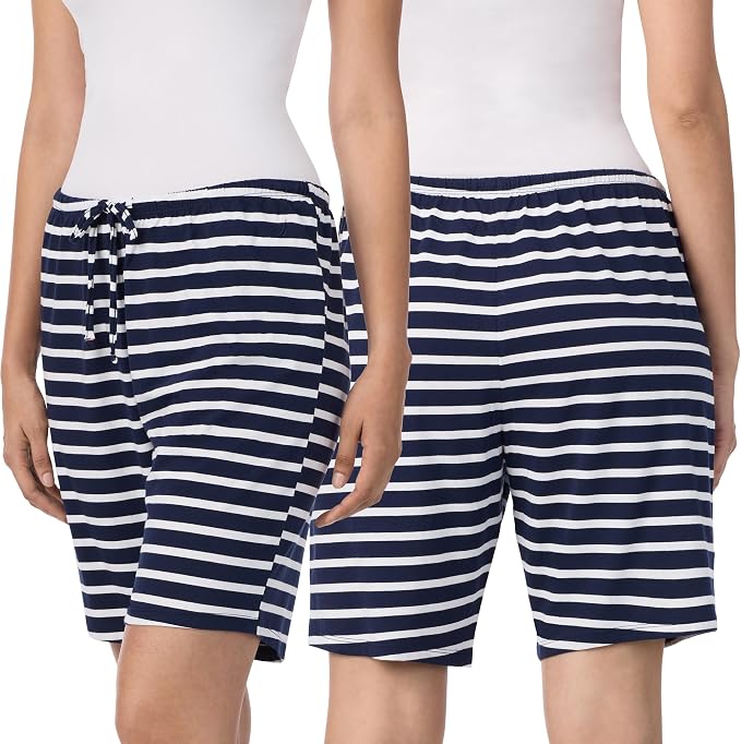2 Pack Navy/Navy Stripe