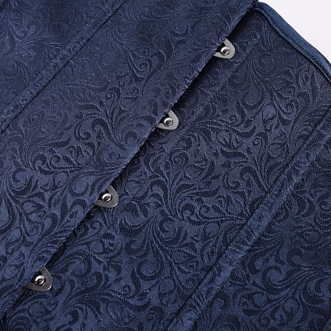 Navy Jacquard
