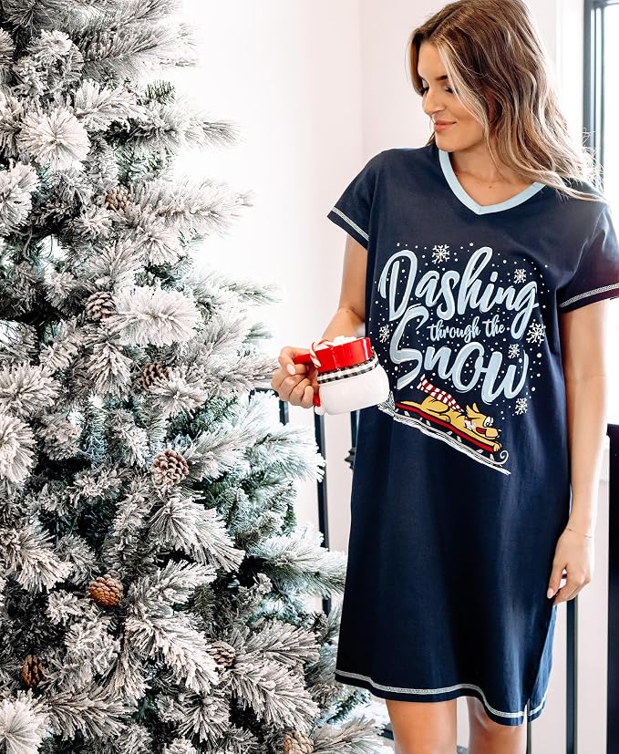 Dashing Through Snow Nightshirt