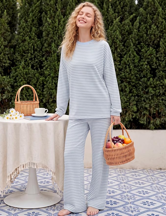 Wide Thin Stripe-blue White