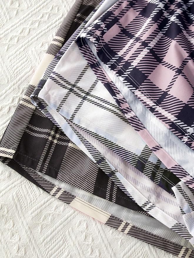 Pink Khaki Checkered