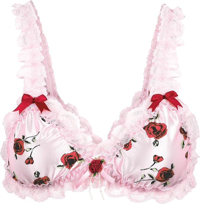 Baby Pink - Red Roses
