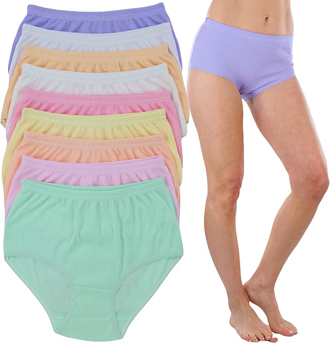 6 Pack: Subtle Ribbed Pastel Assortment